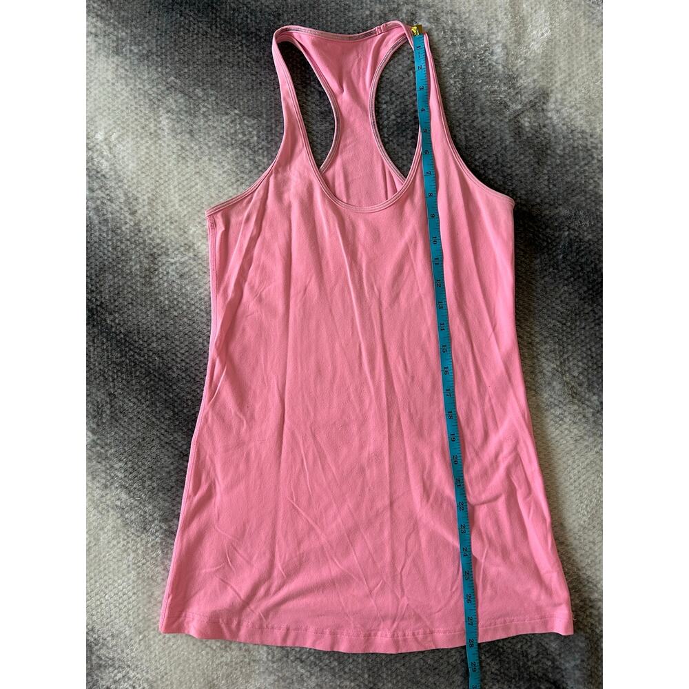 Lululemon Cool Racerback Pink Shell Sleeveless Tank Top Size 6 Small Yoga Gym - Picture 7 of 11